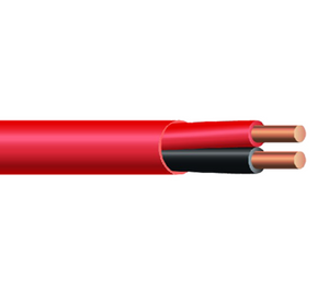 ECS FAG18-15CB0 18 AWG 15C Solid Bare Copper Unshielded PVC 300V 105°C CMG FT4 Fire Alarm Cable