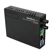 10/100 Multi Mode Fiber Copper Fast Ethernet Media Converter ST 2 km over Multi Mode ST fiber