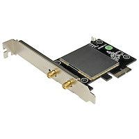 PCI Express AC600 Wireless-AC Network Adapter 802.11ac With Dual Band 2.4/5 GHz Frequencies and up to 433 Mbps