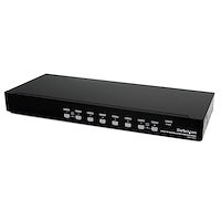 8 Port 1U Rackmount DVI USB KVM Switch Connect HDMI Based Systems