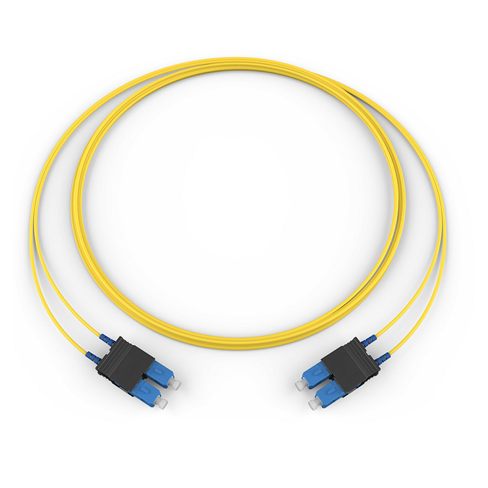 Standard SCUPC Duplex SM SMF 2F Zipcord Riser Standard Yellow Jacket 6 Meters CORNING-C 727202R5120006M