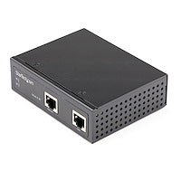 Rugged PoE Injector 30W 802.3at PoE+ Midspan 48V-56VDC IP-30 Aluminum Housing 48V-56V DC DIN Rails