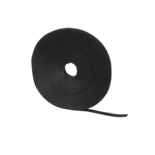 Tak-Ty® Hook and Loop Cable Strip Tie, Black Panduit Roll HLS-75R0