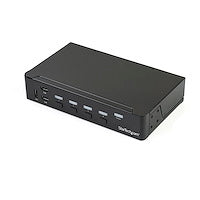 4 Port DisplayPort KVM Switch USB 3.0 4K 30Hz Sharing Additional Peripheral Devices