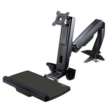 Sit Stand Monitor Arm Desk Mount Adjustable Sit Stand Workstation Arm