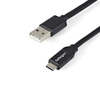 6.6' USB-A to USB-C W/ USB-IF Certified Charging Cables Black (Pack of 10)