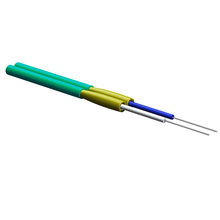 Zipcord Tight-Buffered Cable Plenum 2 F 2.0 mm diameter 50 µm multimode (OM3) CORNING-C 002T58-31380-24