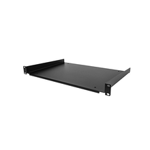 1U Universal Server Rack Mount Cantilever Shelf 12" Deep Tray Holds Upto 55lb/25kg For 19" Network Equipment Rack & Cabinet