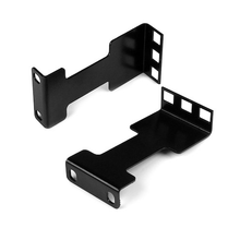 1U 4" Rail Depth Adapter Brackets Kit For Server Racks Steel Black