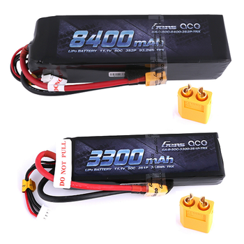 Gens Ace 3S1P 11.1V 50C Lipo Battery Pack With XT60 & XT60T Plug