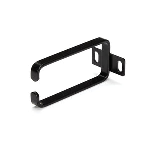 1U Vertical Server Rack 1.8x3.9" Cable Management D-Ring Hook Vertical Black