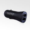 TATTU 24W 2.4A/4.8A Dual Usb Car Charger