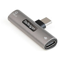 USB C Audio & Charge Adapter Headset Port and 60W USB Type-C Power Delivery Pass