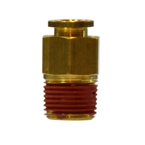 3/16" Push-to-Connect X 10-32" Male NPTF Mip Adapter Brass Fittings Male Connector 20051