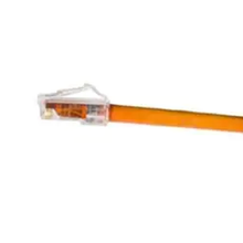 GigaSPEED XL GS8E Stranded Cordage Modular Patch Cord, Orange Jacket, 15 FT CPC3312-06F015