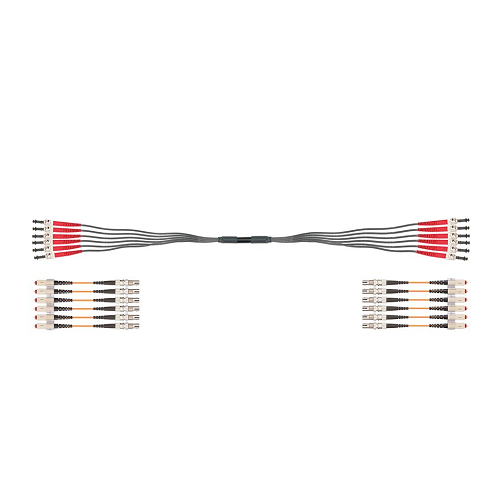 Igus LWL9040047 6Fiber Connector AB-ST incl. Conversion LC 62.5μm Multimode Gradient Glass Harnessed CFLG.G Optic Cable