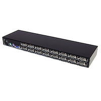 16-port KVM Module for Rack-mount LCD Consoles Mounting Brackets Black