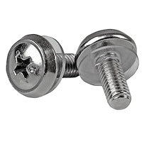 M5 x 12mm Mounting Screws Rack-Mountable Silver (Pack of 100)