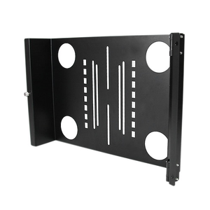 7U Universal Swivel VESA LCD Mounting Bracket For 19" Rack or Cabinet Steel Black