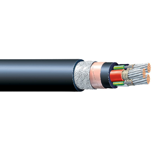 NEK-BFOU3C10VFD 3 Cores 10 mm² NEK 606 FX BFOU VFD 1.8/3KV Stranded Shipboard Fire Resistant LSZH Power Cable