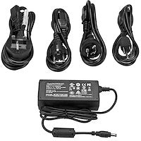 12V 5A DC Power Adapter Positive Lost or Failed Power Adapter Black 100 - 240 AC