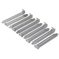 Steel Full Profile Expansion Slot Cover Plate Silver Lifetime (Pack of 10)