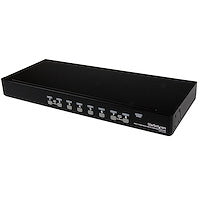 8 Port 1U Rackmount USB PS/2 KVM Switch with OSD Based Computer Systems