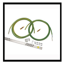 StructuredGround Busbar and Jumper Kit Green/Yellow PK1 PANDUIT RGRKCBNJEJY
