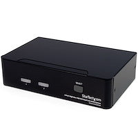 2 Port High Resolution USB DVI Dual Link KVM Switch with Audio a Single Console