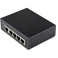 5 Port Gigabit PoE Switch 30W Hardened GbE PoE+ Unmanaged Switch IP-30/-40 C to 75 C Gigabit Network Switch