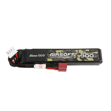 Gens Ace 900mAh 3S1P 11.1V 25C Airsoft Battery With Dean Plug