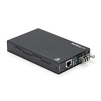 OAM Managed Gigabit Ethernet Fiber Media Converter Multi Mode LC SFP installed (up to 550m) 802.3ah Compliant