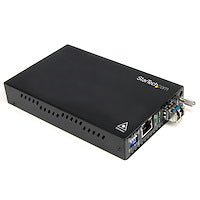 Fiber Media Converter Gigabit Ethernet connection up to 1000Mbps over Multimode LC using fiber cabling