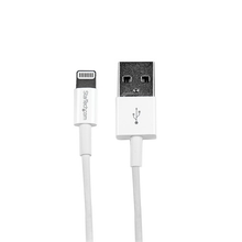3' Apple 8-pin Slim Lightning to USB Apple MFi Certified Charging Cable White