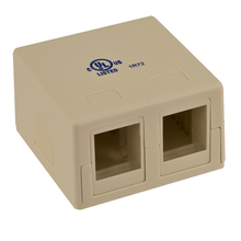 2-Port Universal Surface Mount Box (Pack of 50)