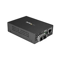Multimode (MM) SC Fiber Media Converter for maximum distance of 550 m over multimode fiber-optic cable