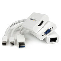 Macbook Air Accessories Kit HDMI and USB 3.0 Gigabit Ethernet Adapter With Convenient Adapter Bundle