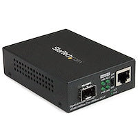 Gigabit Ethernet Fiber Media Converter with Open SFP Slot Link Fault Pass (LFP) supported Durable metal housing