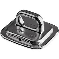 Laptop Cable Lock Anchor Zinc Alloy Deskmount Cable Anchor Silver