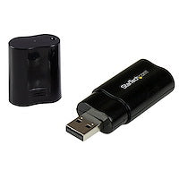 USB Stereo Audio Adapter External Sound Card Add Headphone and MIC Audio