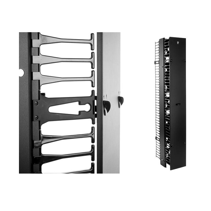 MCS-EFX Master Cabling Section with Extended Fingers Double-Sided Black CPI 40097-715