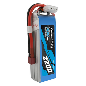 Gens Ace 2200mAh 4S1P 14.8V 45C Lipo Battery Pack With Deans Plug