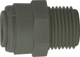 1/4" X 3/8" Plastic Push-In X MIP Adapter 20056P