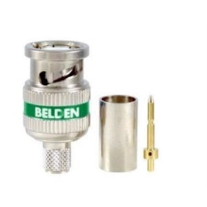 Belden 4694RBUHD3 18 AWG RG-6/U Cable Type UHD BNC Coax Crimp Connector Green