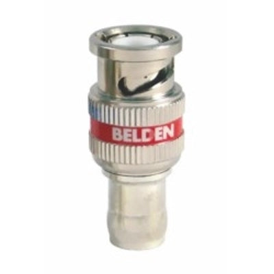Belden 4505RBUHD1 20 AWG RG-59/U Cable Type UHD BNC Coax Compression Connector Red