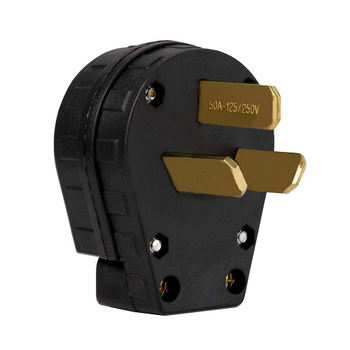S80-SP NEMA 10-30 3-Pole 3 Wire 30/50 Amp Range And Dryer Straight Blade Plug 125/250V