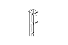 Single-Sided Narrow Vertical Cabling Section; 7'H x 3.65"W CPI 11730-503