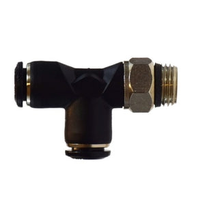 8mm X 1/8" BSPT Swivel Male Run Tee 20811