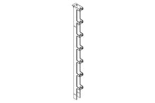 Single-Sided Narrow Vertical Cabling Section; 7'H x 3.65"W CPI 11730-503