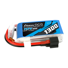 Gens Ace 1300mAh 3S1P 11.1V 45C Lipo Battery Pack With EC3 And Deans Adapter